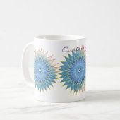Mandala Lotus Blossom Thunder_Cove Koffiemok (Voorkant links)