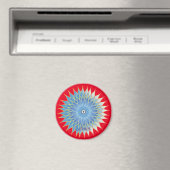 Mandala Lotus Blossom Thunder_Cove Magneet (Insitu (Vaatwasser))
