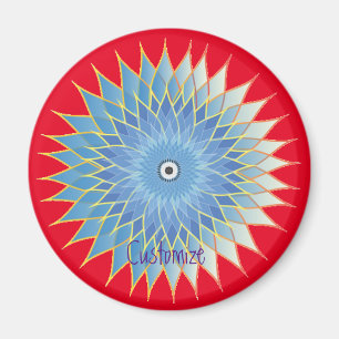 Mandala Lotus Blossom Thunder_Cove Magneet