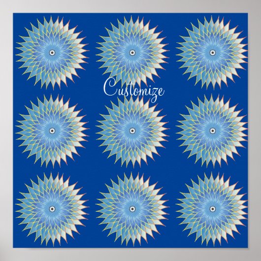 Mandala Lotus Blossom Thunder_Cove Poster (Voorkant)