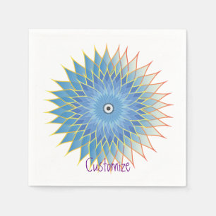 Mandala Lotus Blossom Thunder_Cove Servet