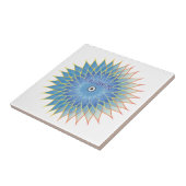 Mandala Lotus Blossom Thunder_Cove Tegeltje (Zijkant)