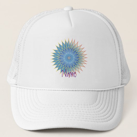 Mandala Lotus Blossom Thunder_Cove Trucker Pet (Voorkant)