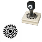 Mandala Lotus Flower Rubberstempel (Gestempeld)