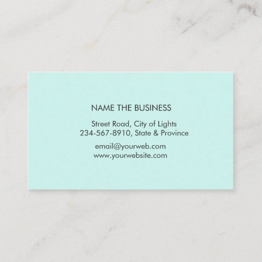 Mandala Lotus Flower Yoga Meditation Holistic Visitekaartje (Achterkant)