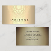 Mandala Lotus Flower Yoga Meditation  Visitekaartje (Voorkant / Achterkant)