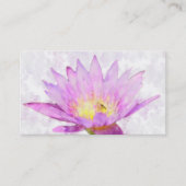 MANDALA LOTUS GEPERSONALISEERD YOGA INSTRUCTOR VISITEKAARTJE (Voorkant)