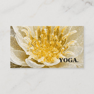 MANDALA LOTUS GEPERSONALISEERD YOGA INSTRUCTOR VISITEKAARTJE