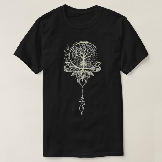Mandala Lotus Unalome Tree of Life Tanktop (Design voorkant)