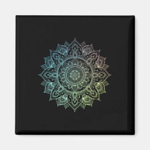 Mandala Lotus Zen Kunst Boho Boeddha Botanische Su Magneet