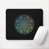 Mandala Lotus Zen Kunst Boho Boeddha Botanische Su Muismat (Met muis)