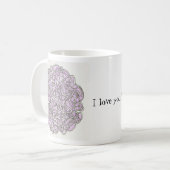 Mandala Love Cup Koffiemok (Voorkant links)