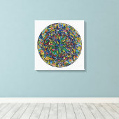 Mandala Lumina Canvas Afdruk (Insitu (Houten vloer))