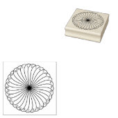 Mandala Maandelijkse Tracker voor Bujo Wood Art St Rubberstempel (Gestempeld)