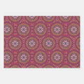 Mandala Magenta Design Inpakpapier Vel (Voorkant)