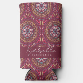 Mandala Magenta Seltzer Koelbox Blikjeskoeler