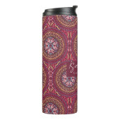 Mandala Magenta Thermosbeker (Gedraaid links)