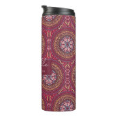 Mandala Magenta Thermosbeker (Geroteerd rechts)