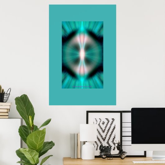 Mandala Magic Flesh Poster (Thuiskantoor)