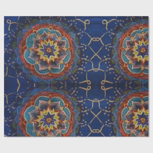 Mandala Magic Wrapping Paper Cadeaupapier (Vlak)