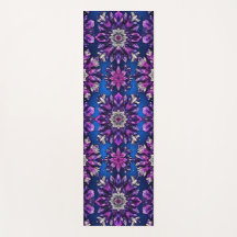 Mandala Magic Yoga Mat – Levendig Paars & Roze