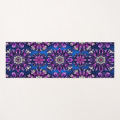 Mandala Magic Yoga Mat – Levendig Paars & Roze (Voorkant (horizontaal))