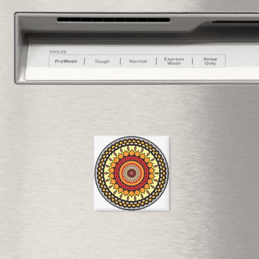 Mandala Magneet (Insitu (Vaatwasser))