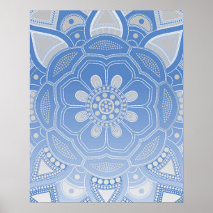 Mandala maken, alle punten voor één 4 poster