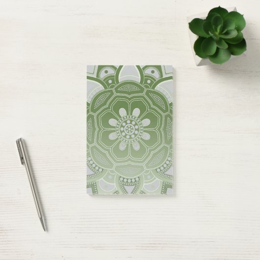 Mandala maken, alle punten voor één 5 post-it® notes (Kantoor)