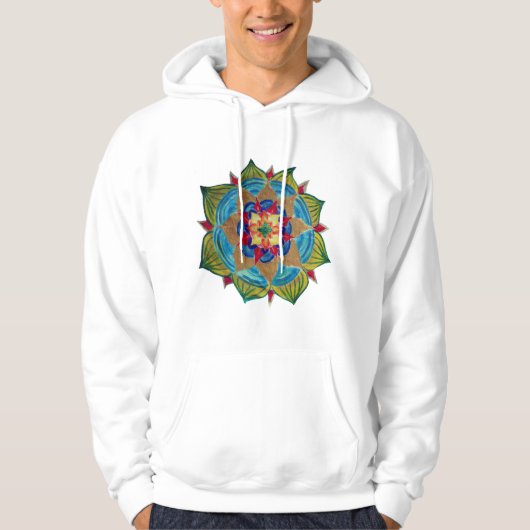 Mandala Mannen Hoodie (Voorkant)