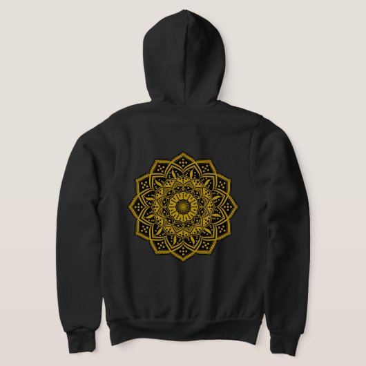 Mandala Mannen Hoodie (Laag Achter)