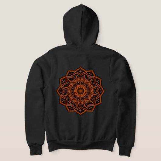 Mandala Mannen Hoodie (Laag Achter)