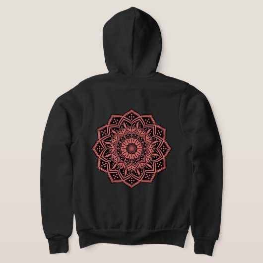 Mandala Mannen Hoodie (Laag Achter)