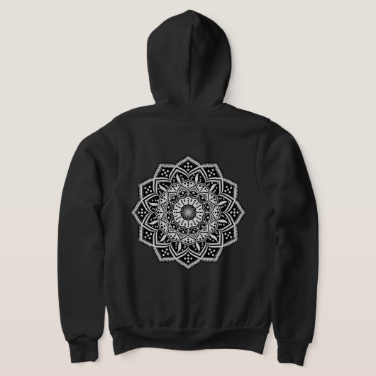 Mandala Mannen Hoodie (Laag Achter)