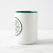 Mandala Mantra 2-tone koffie Mok (Center)