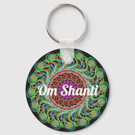 Mandala  Mantra Sleutelhanger (Voorkant)