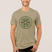 Mandala Mantra Tri-Blend Shirt (Voorkant)