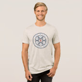 Mandala Mantra Tri-Blend Shirt (Voorkant volledig)