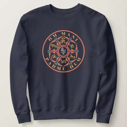 Mandala Mantra Trui (Design voorkant)