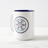 Mandala Mantra Tweekleurige Koffiemok (Voorkant links)