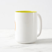 Mandala Mantra Tweekleurige Koffiemok (Voorkant rechts)