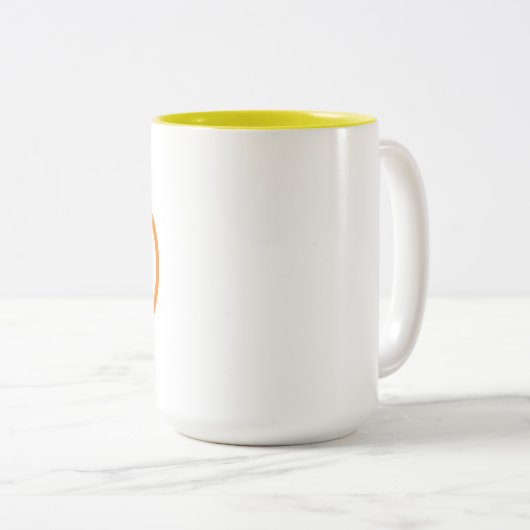 Mandala Mantra Tweekleurige Koffiemok (Voorkant rechts)