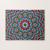 Mandala Marmers Patroon Legpuzzel (Horizontaal)