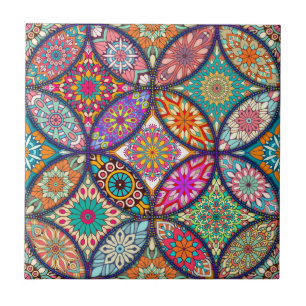 Mandala/Marokkaans Tile Patroon  Tegeltje