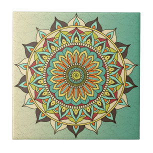 Mandala/Marokkaans Tile Patroon  Tegeltje