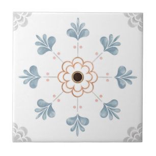 Mandala/Marokkaans Tile Patroon  Tegeltje