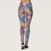 Mandala/Marokkaans Tile Pattern Leggings (Achterkant)