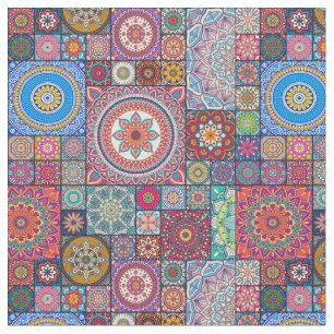 Mandala/Marokkaans Tile Pattern Stof