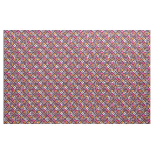 Mandala/Marokkaans Tile Pattern Stof (Fat Quarter)