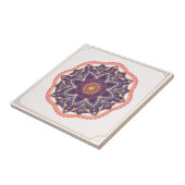 Mandala/Marokkaans Tile Pattern Tegeltje (Zijkant)